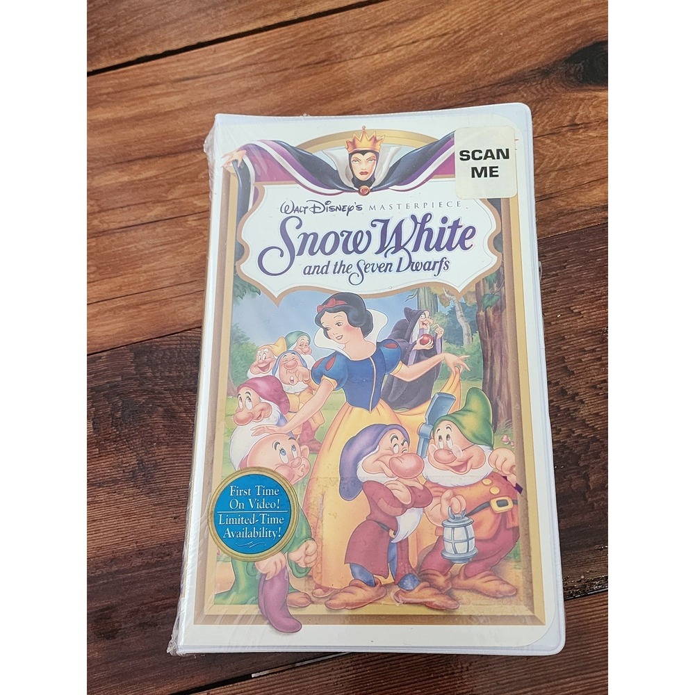 NEW Sealed Walt Disney's Snow‎ White VHS Masterpiece Collection Movie